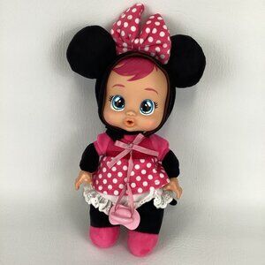Cry Babies Tiny Cuddles Disney Jr Minnie Mouse 10" Soft Body Doll Plush Toy IMC